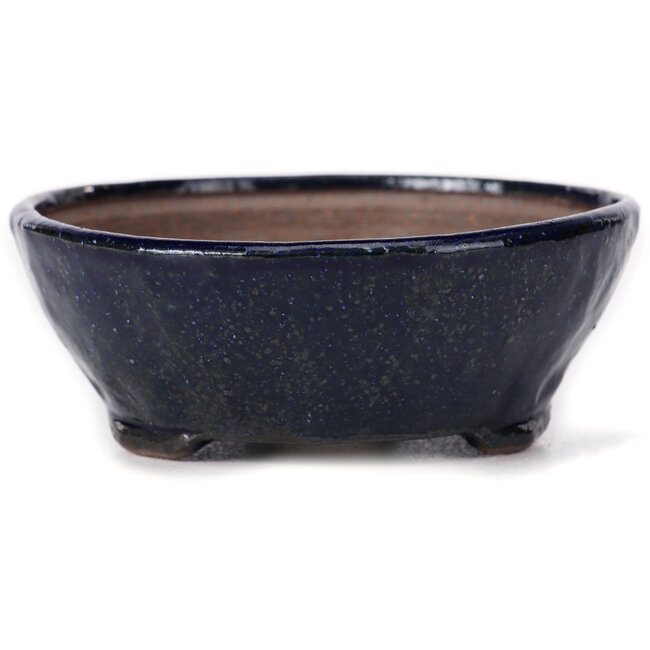 Vaso bonsai rotondo blu di Bonsai - 115 x 115 x 45 mm