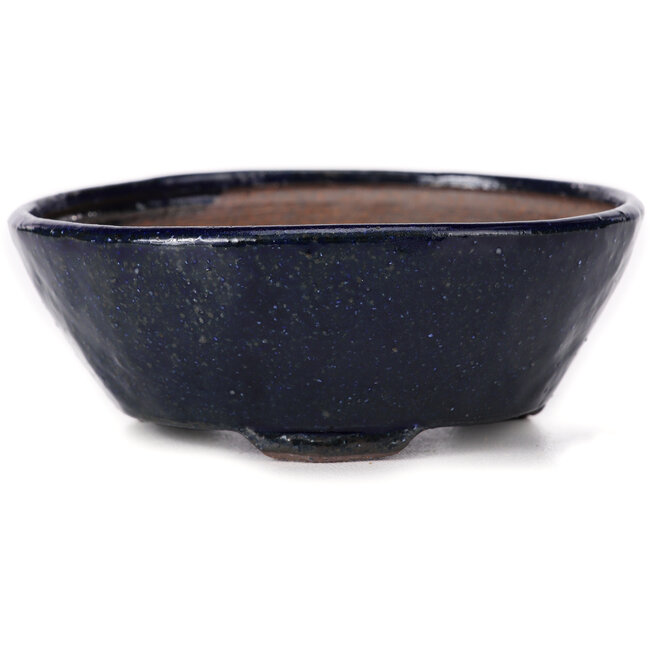 Runde blaue Bonsaischale von Bonsai - 115 x 115 x 45 mm