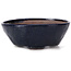 Round blue bonsai pot by Bonsai - 115 x 115 x 45 mm