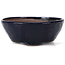 Round blue bonsai pot by Bonsai - 115 x 115 x 45 mm