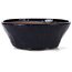 Round blue bonsai pot by Bonsai - 105 x 105 x 45 mm