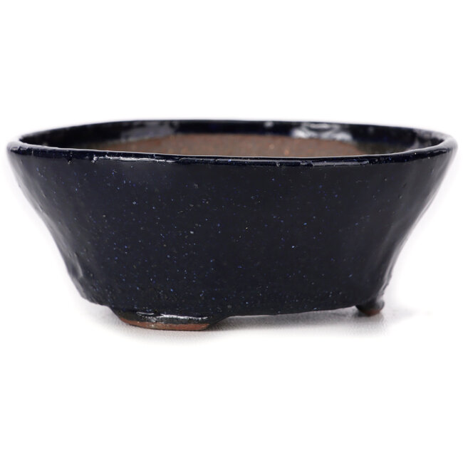 Ronde blauwe bonsaipot van Bonsai - 105 x 105 x 45 mm