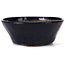 Round blue bonsai pot by Bonsai - 105 x 105 x 45 mm