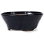 Round blue bonsai pot by Bonsai - 105 x 105 x 45 mm