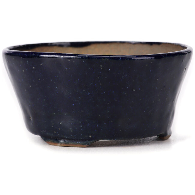 Runde blaue Bonsaischale von Bonsai - 100 x 100 x 50 mm