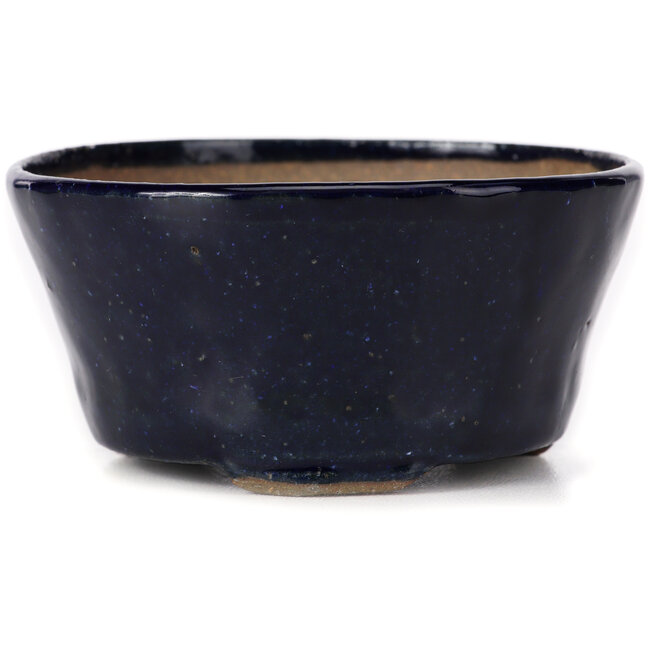 Vaso bonsai rotondo blu di Bonsai - 100 x 100 x 50 mm