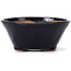 Round blue bonsai pot by Bonsai - 100 x 100 x 45 mm