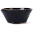 Round blue bonsai pot by Bonsai - 100 x 100 x 45 mm