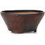 Round brown bonsai pot by Bonsai - 125 x 125 x 55 mm