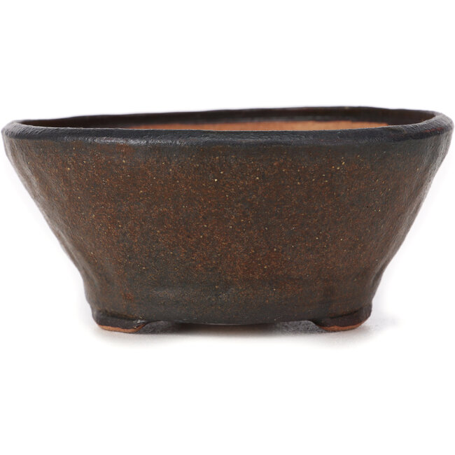 Runde braune Bonsaischale von Bonsai - 125 x 125 x 55 mm