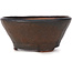 Pot à bonsaï rond marron par Bonsai - 125 x 125 x 55 mm