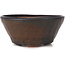 Round brown bonsai pot by Bonsai - 125 x 125 x 55 mm