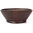 Round brown bonsai pot by Bonsai - 125 x 125 x 50 mm