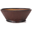 Round brown bonsai pot by Bonsai - 125 x 125 x 50 mm