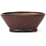 Round brown bonsai pot by Bonsai - 125 x 125 x 50 mm