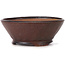 Round brown bonsai pot by Bonsai - 125 x 125 x 50 mm