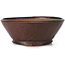 Round brown bonsai pot by Bonsai - 125 x 125 x 50 mm