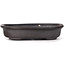 Ovale ongeglazuurde bonsaipot van Yamaaki - 110 x 85 x 20 mm