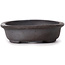 Ovale ongeglazuurde bonsaipot van Yamaaki - 110 x 85 x 20 mm