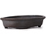 Pot à bonsaï ovale non émaillé par Yamaaki - 110 x 85 x 20 mm