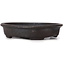 Ovale ongeglazuurde bonsaipot van Yamaaki - 110 x 85 x 20 mm