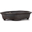Ovale ongeglazuurde bonsaipot van Yamaaki - 110 x 85 x 20 mm