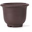 Round unglazed bonsai pot by Yamaaki - 80 x 80 x 60 mm