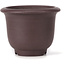Round unglazed bonsai pot by Yamaaki - 80 x 80 x 60 mm