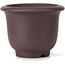 Round unglazed bonsai pot by Yamaaki - 80 x 80 x 60 mm