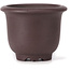 Round unglazed bonsai pot by Yamaaki - 80 x 80 x 60 mm