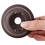 Ronde ongeglazuurde bonsaipot van Yamaaki - 80 x 80 x 60 mm