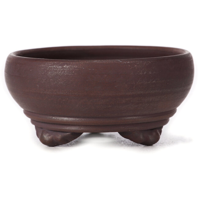 Maceta de bonsái redonda sin esmaltar - 100 x 100 x 45 mm