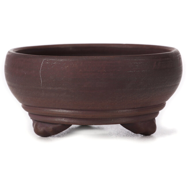Pot à bonsaï rond non émaillé - 100 x 100 x 45 mm