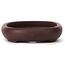 Vaso per bonsai ovale non smaltato di Yamaaki - 110 x 85 x 20 mm