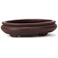 Vaso per bonsai ovale non smaltato di Yamaaki - 145 x 115 x 30 mm