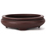 Pot à bonsaï ovale non émaillé par Yamaaki - 145 x 115 x 30 mm