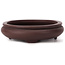 Pot à bonsaï ovale non émaillé par Yamaaki - 145 x 115 x 30 mm