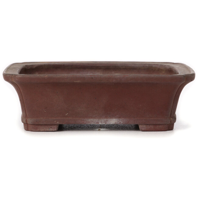 Vaso bonsai rettangolare non smaltato Yamaaki - 150 x 120 x 45 mm