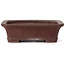Pot à bonsaï rectangulaire non émaillé par Yamaaki - 150 x 120 x 45 mm