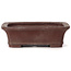 Pot à bonsaï rectangulaire non émaillé par Yamaaki - 150 x 120 x 45 mm