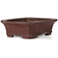Vaso bonsai rettangolare non smaltato Yamaaki - 150 x 120 x 45 mm