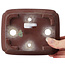 Pot à bonsaï rectangulaire non émaillé par Yamaaki - 150 x 120 x 45 mm