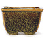 Pot à bonsaï carré marron par Seto - 85 x 85 x 45 mm