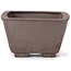 Square unglazed bonsai pot by Seto - 85 x 80 x 50 mm