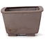 Square unglazed bonsai pot by Seto - 85 x 80 x 50 mm