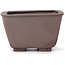 Square unglazed bonsai pot by Seto - 85 x 80 x 50 mm