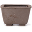 Square unglazed bonsai pot by Seto - 85 x 80 x 50 mm