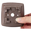 Square unglazed bonsai pot by Seto - 85 x 80 x 50 mm