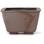 Pot à bonsaï carré non émaillé par Seto - 85 x 80 x 50 mm