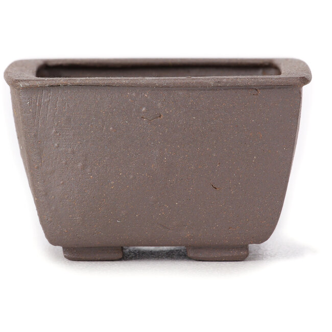 Pot à bonsaï carré non émaillé par Seto - 85 x 85 x 50 mm